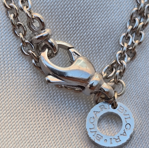 18k White Gold Bvlgari chain - Picture 4 of 9